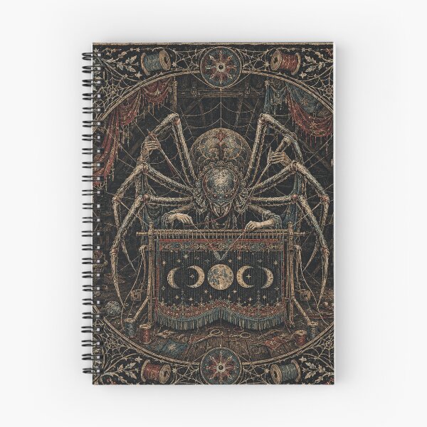 Item preview, The Weaver of Fates - Gothic Spider Tapestry  designed and sold by Odinsshop.