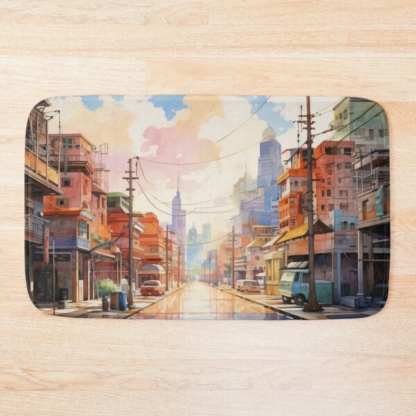 Item preview, Pastel City After the Rain designed and sold by bella-rosa87.