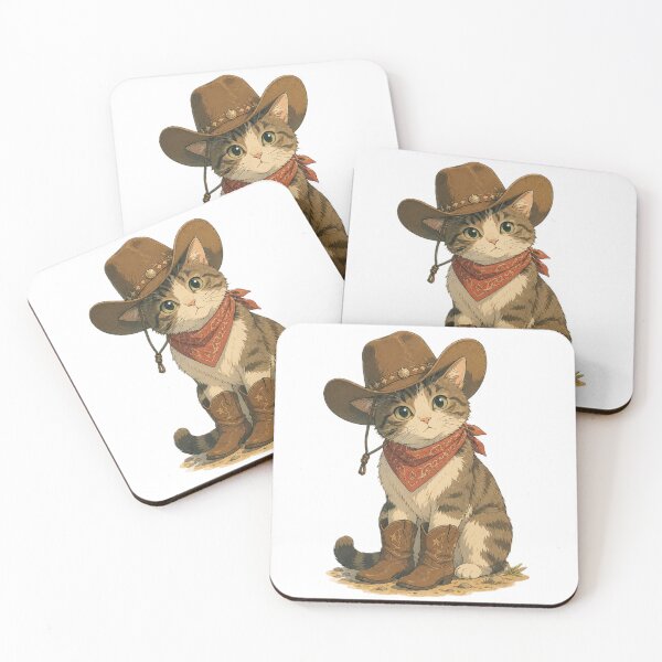 Item preview, The Little Cowboy Cat designed and sold by Madame-Verny.