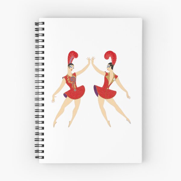 Item preview, Art Deco Dancer Wall Art, Red Dance Duo Print, Vintage Erté Fashion Illustration designed and sold by RickE.