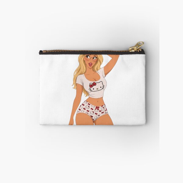 Item preview, Kitty Cartoon Pin Up – Blonde Vintage Glamour Girl designed and sold by  Hollow Moon Studios..