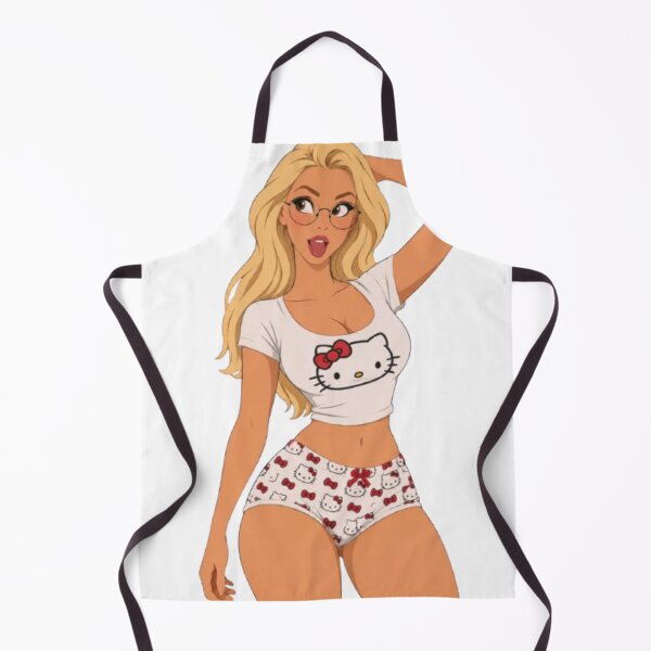 Item preview, Kitty Cartoon Pin Up – Blonde Vintage Glamour Girl designed and sold by  Hollow Moon Studios..