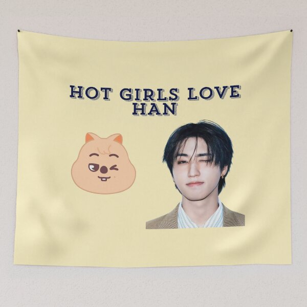 Item preview, Skz Han Flag/Tapestry designed and sold by lixiiy.