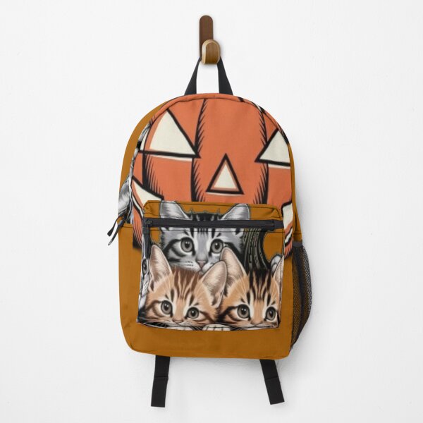 Item preview, Cute Kittens Inside Spooky Pumpkin Halloween Art designed and sold by DailySparks.