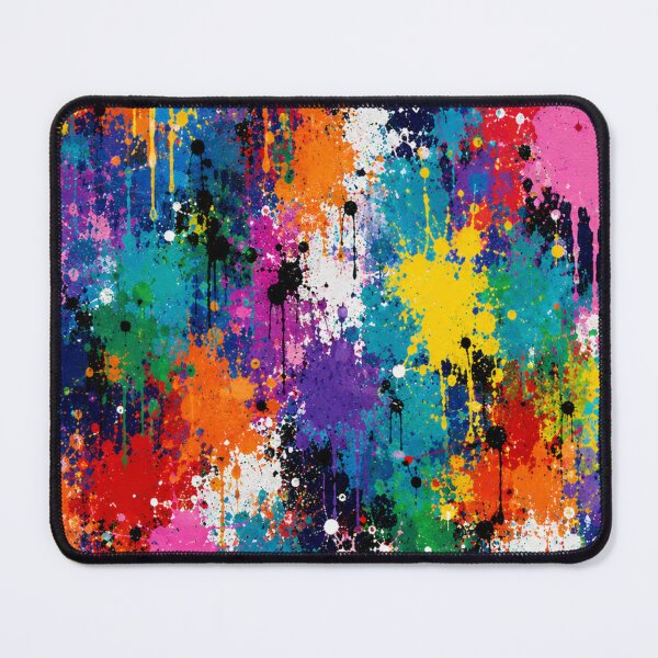 Item preview, Electric Spectrum Splatter Action Abstract Art designed and sold by THE SPLATTERED HAUS BY SAGE BANKS.