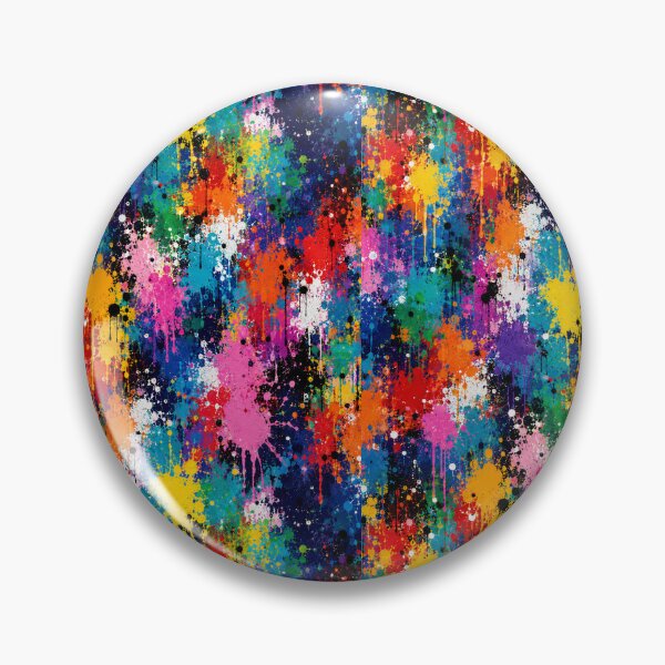 Item preview, Electric Spectrum Splatter Action Abstract Art designed and sold by THE SPLATTERED HAUS BY SAGE BANKS.