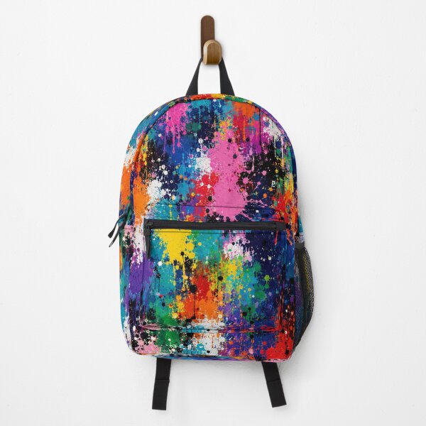 Item preview, Electric Spectrum Splatter Action Abstract Art designed and sold by THE SPLATTERED HAUS BY SAGE BANKS.