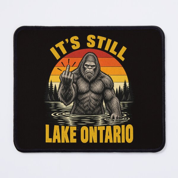 Item preview, Bigfoot in Lake Ontario designed and sold by FrameFlow.