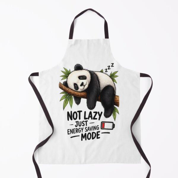 Item preview, Cute Sleeping Panda Not Lazy Just Energy Saving Mode designed and sold by Pyt27.