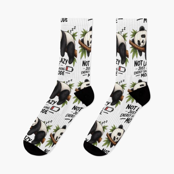 Item preview, Cute Sleeping Panda Not Lazy Just Energy Saving Mode designed and sold by Pyt27.