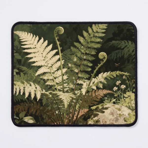 Item preview, Fern Botanical Wall Art, Woodland Fern Painting, Green Nature Print, Botanical Forest Decor designed and sold by stylishdzign.