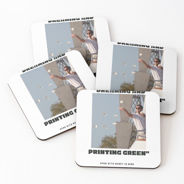 Item preview, Dreaming and Printing Green Money Quote designed and sold by Highball3r.
