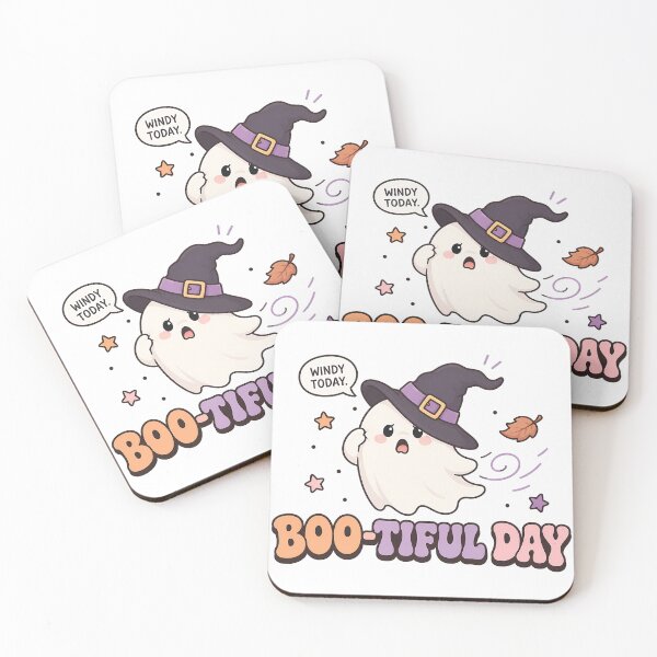 Item preview, Pastel Goth Cute Ghost Boo-tiful Day - Kawaii Halloween designed and sold by ianm1028.