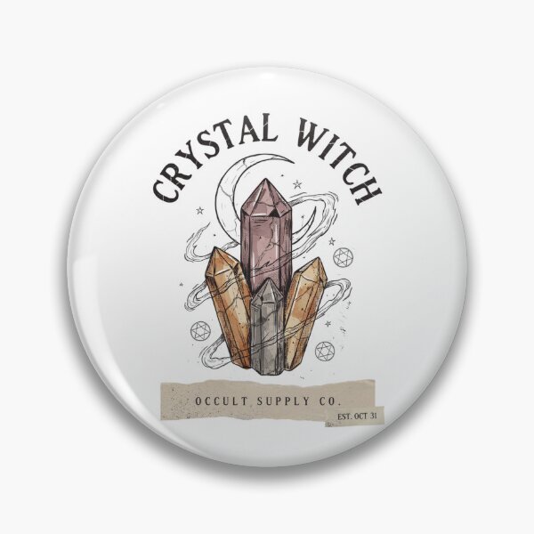 Item preview, Crystal Witch T-Shirt | Amethyst Moon Magic Halloween Graphic Tee v4 designed and sold by DarylWelsh2024.