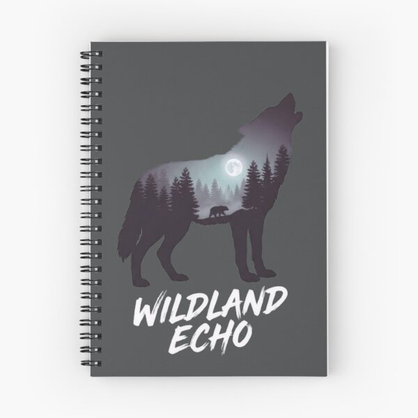 Item preview, Wildland Echo – Howling Wolf Forest Double Exposure T-Shirt designed and sold by FusionArtStyle.