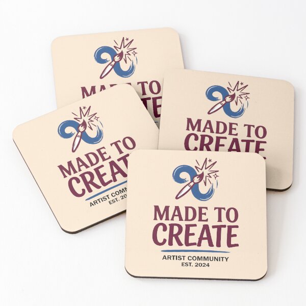 Item preview, Made To Create Artist Paintbrush Graphic designed and sold by hutofdesigns.