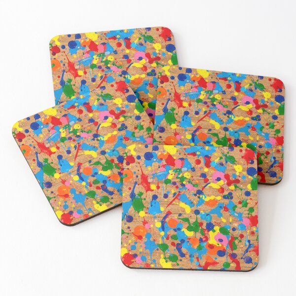 Item preview, Woodland Spectrum Splatter Action Abstract Art designed and sold by THE SPLATTERED HAUS BY SAGE BANKS.