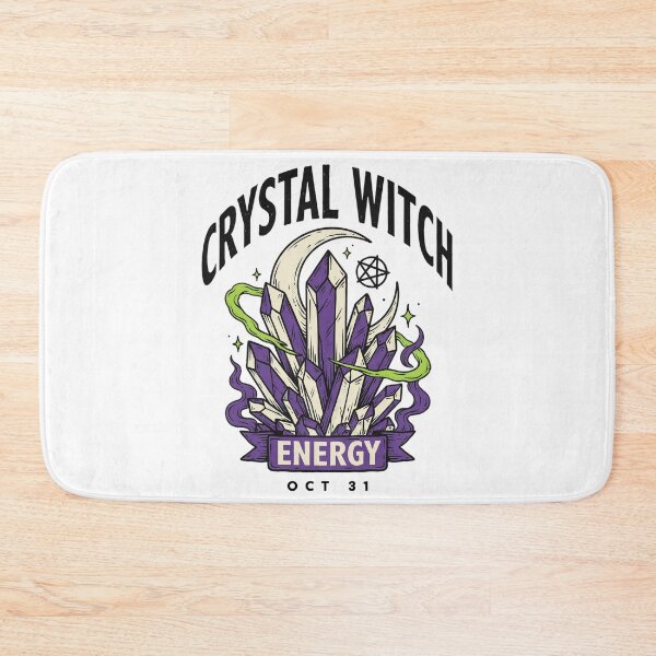 Item preview, Crystal Witch T-Shirt | Amethyst Moon Magic Halloween Graphic Tee v5 designed and sold by DarylWelsh2024.