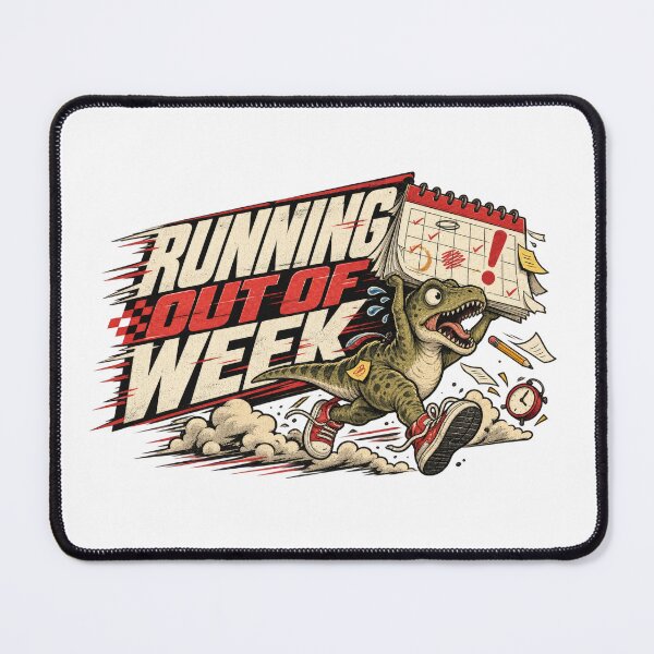 Item preview, Running Out of Week Funny Dinosaur Deadline designed and sold by Trendy-Artistry.