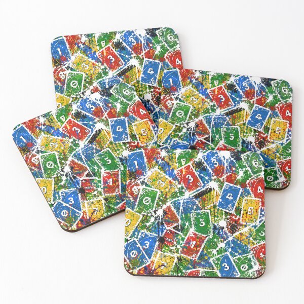 Item preview, Card Game Chaos Mixed Media Art designed and sold by THE SPLATTERED HAUS BY SAGE BANKS.