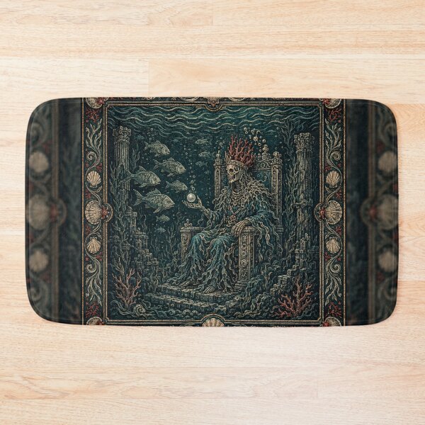 Item preview, The Drowned King - Gothic Skeleton Underwater Throne designed and sold by Odinsshop.
