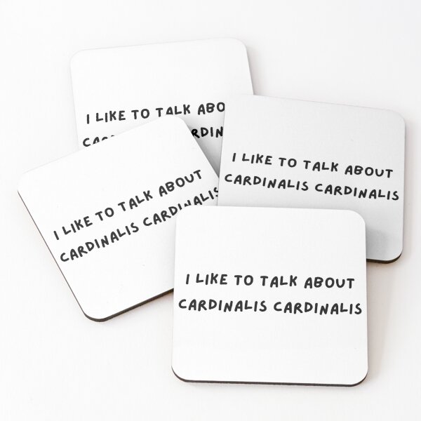 Item preview, I like to talk about cardinalis cardinalis designed and sold by sociallyawkw.