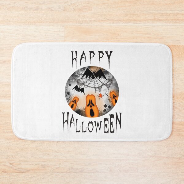 Item preview, Happy Halloween with spiders, bats, pumpkins, and spooky fun! designed and sold by creationsforyu.