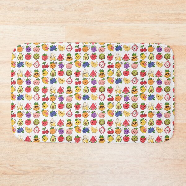 Item preview, Kawaii Cute Fruit Faces Sticker Sheet designed and sold by ShairoArt.