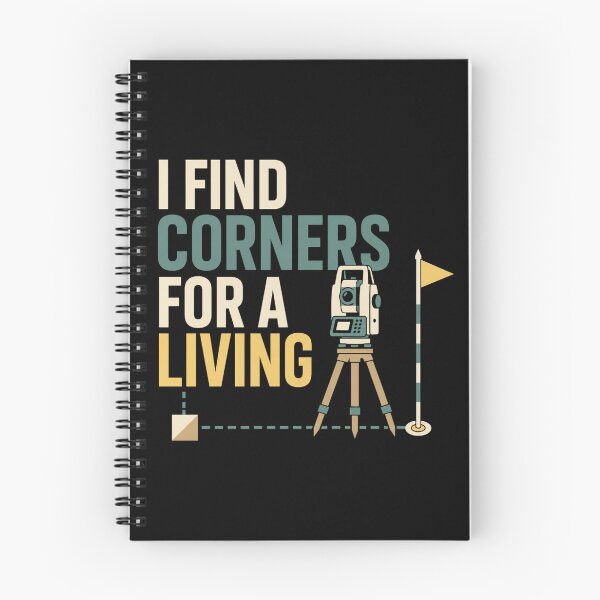Item preview, I Find Corners For A Living Funny Land Surveyor Gift designed and sold by DreamLayerStudio.