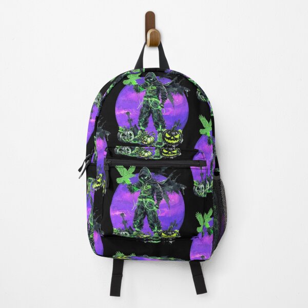 Item preview, Dark Hooded Warrior with a Raven in a Halloween Graveyard designed and sold by Szpaku desart .