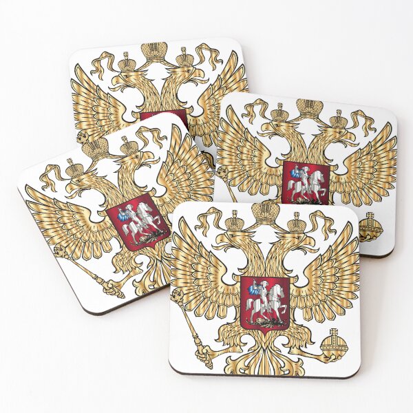 Item preview, Double-Headed Eagle Gold Heraldic Imperial Coat of Arms designed and sold by PassKoms.