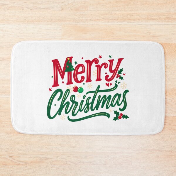 Item preview, Merry Christmas Festive Typography designed and sold by DYAFLK.