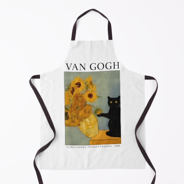 Item preview, Whimsical Cat & Sunflowers: A Post-Impressionist Masterpiece | ⭐⭐⭐⭐⭐ Best Seller designed and sold by Yobconcept.