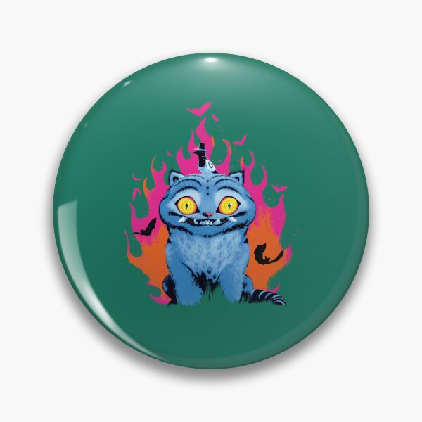 Item preview, Creepy Blue Monster Flames Halloween designed and sold by grahamby.