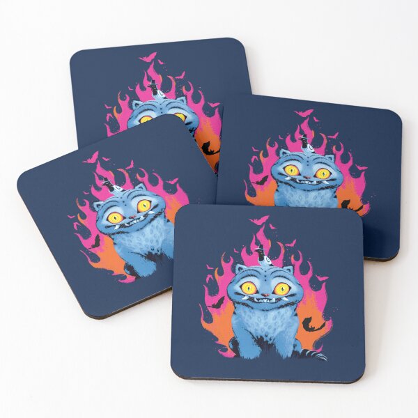 Item preview, Creepy Blue Monster Flames Halloween designed and sold by grahamby.