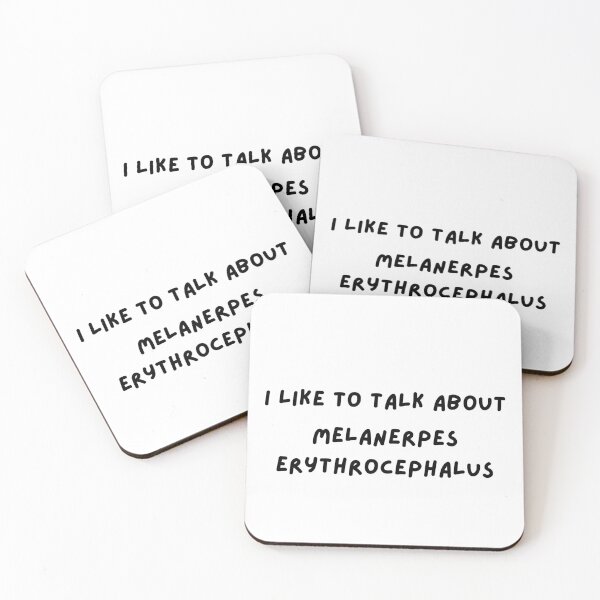 Item preview, I like to talk about melanerpes erythrocephalus designed and sold by sociallyawkw.