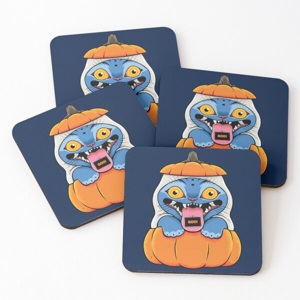Item preview, Funny Blue Monster Pumpkin Halloween designed and sold by grahamby.