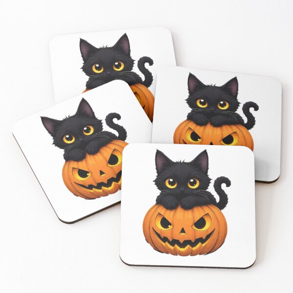 Item preview, Cute Black Cat in Pumpkin Halloween Spooky Season designed and sold by NoExcusesTraveller .