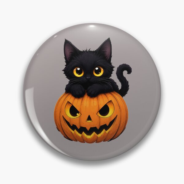 Item preview, Cute Black Cat in Pumpkin Halloween Spooky Season designed and sold by NoExcusesTraveller .