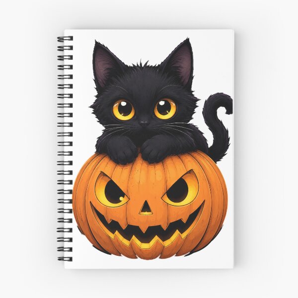Item preview, Cute Black Cat in Pumpkin Halloween Spooky Season designed and sold by NoExcusesTraveller .