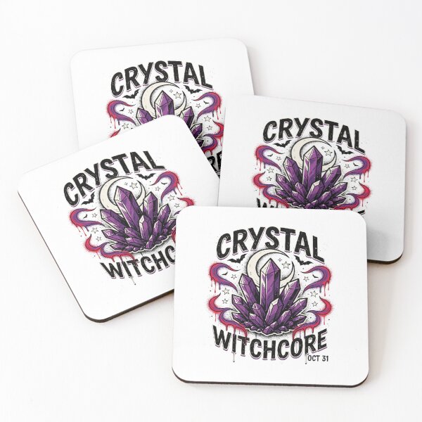 Item preview, Crystal Witch T-Shirt | Amethyst Moon Magic Halloween Graphic Tee v6 designed and sold by DarylWelsh2024.