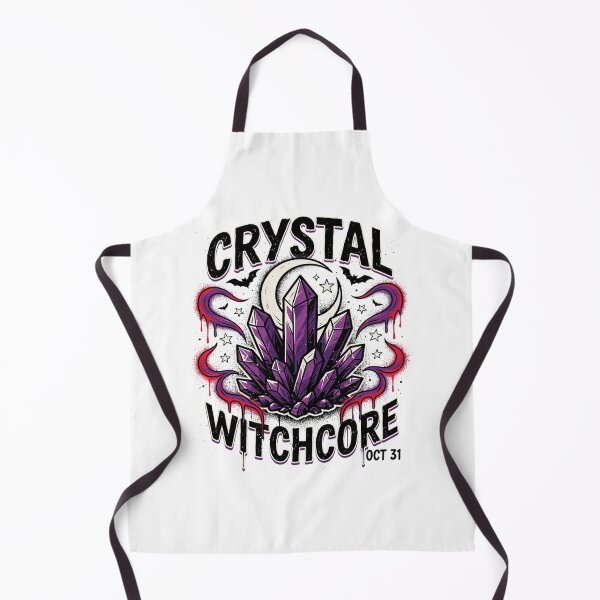 Item preview, Crystal Witch T-Shirt | Amethyst Moon Magic Halloween Graphic Tee v6 designed and sold by DarylWelsh2024.
