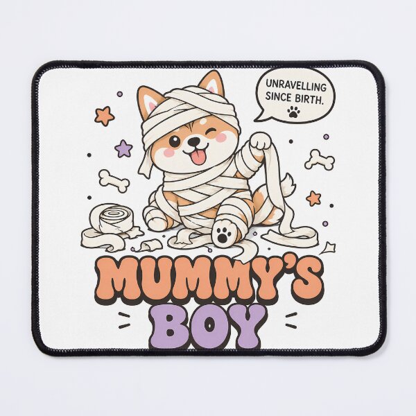 Item preview, Pastel Goth Cute Mummy Shiba Inu - Kawaii Halloween Dog designed and sold by ianm1028.