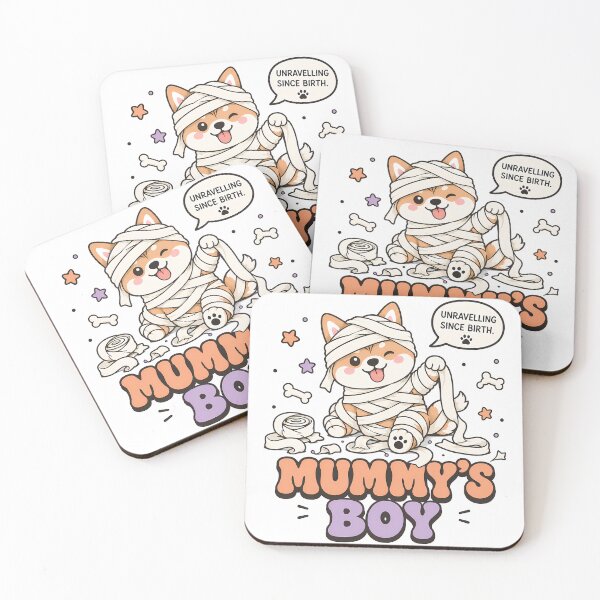 Item preview, Pastel Goth Cute Mummy Shiba Inu - Kawaii Halloween Dog designed and sold by ianm1028.