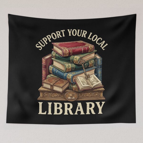 Item preview, Support Your Local Library designed and sold by YalenArt.