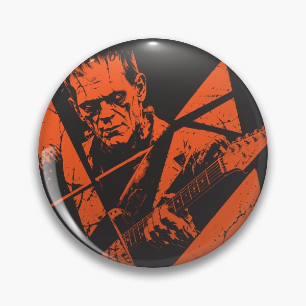 Artikelvorschau, Frankenstein spielt Gitarre an Halloween entworfen und verkauft von Gaea1.