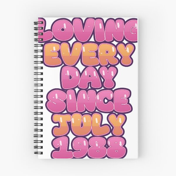 Item preview, LOVING EVERY DAY SINCE JULY 1988 designed and sold by TheIconSmith.