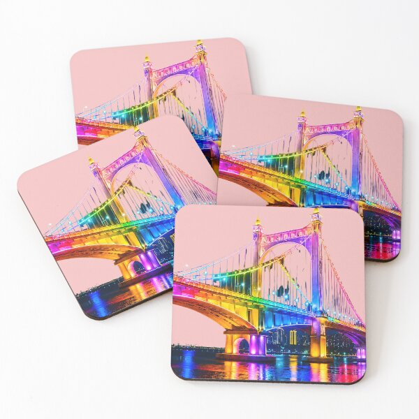 Item preview, Rainbow Lights Suspension Bridge at Night designed and sold by MagicCrystal.