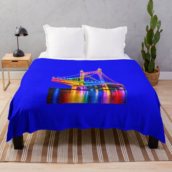 Item preview, Rainbow Lights Suspension Bridge at Night designed and sold by MagicCrystal.