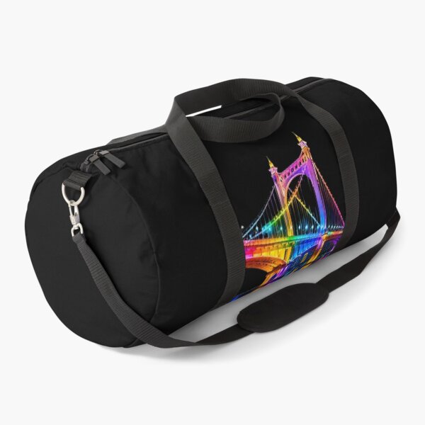 Item preview, Rainbow Lights Suspension Bridge at Night designed and sold by MagicCrystal.